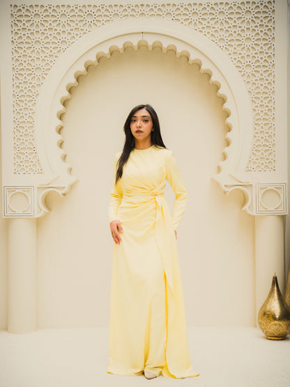 Soleil-Drape Gown