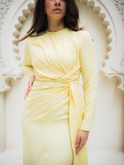 Soleil-Drape Gown