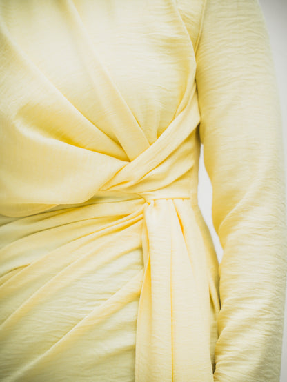 Soleil-Drape Gown