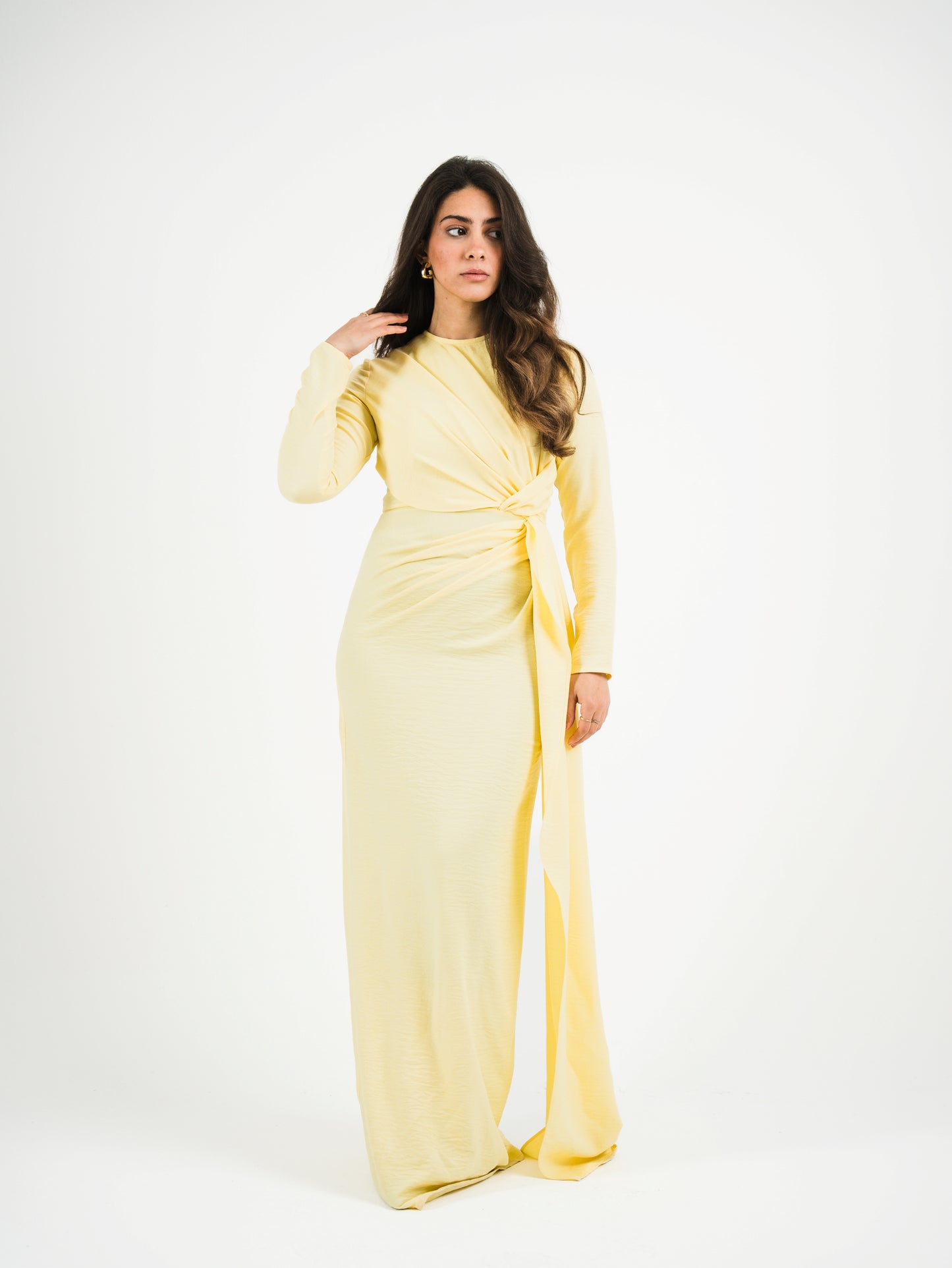 Soleil-Drape Gown